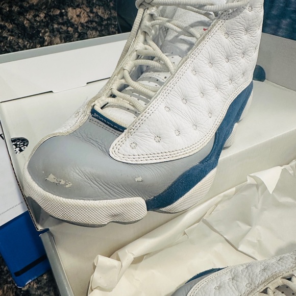 Jordan Retro 13 French Blue - Size 7 - Picture 3 of 4